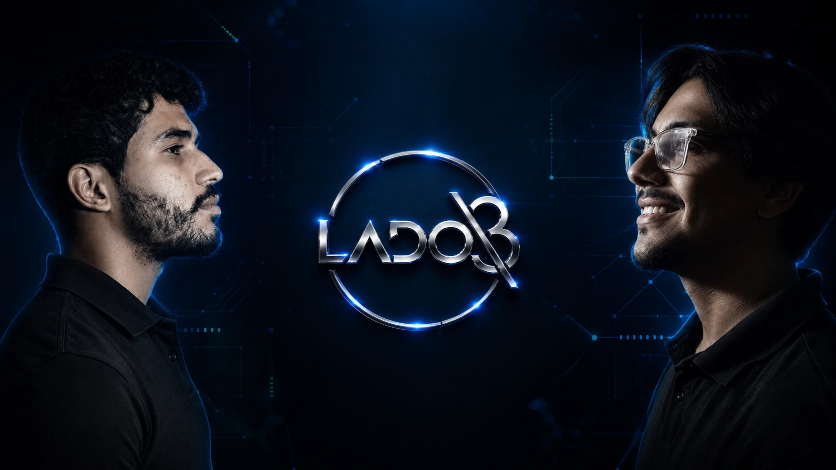 Equipe da Lado B Agência — Irapuan e João, sócios-fundadores.